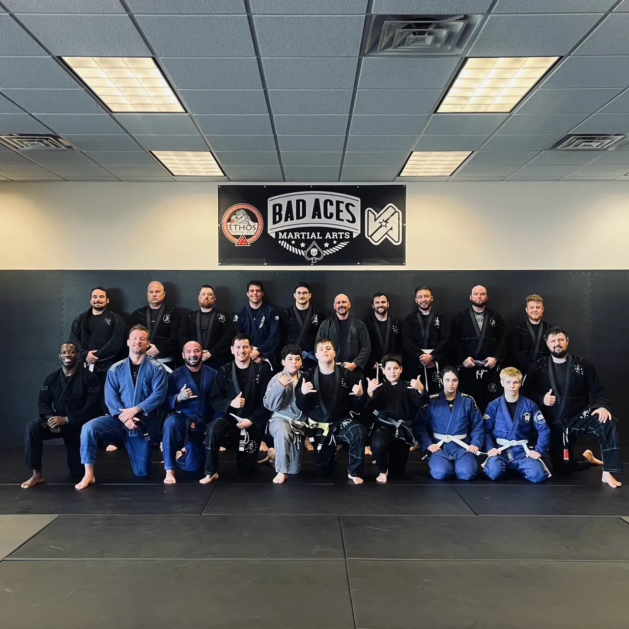 Bad Aces adult BJJ class